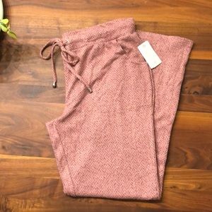 NWT Rose Pink Lounge Pants